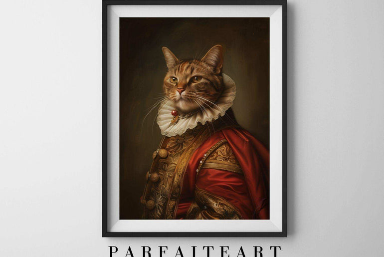 Vintage Pet Portrait,Wall Art Prints,Digital Download Files P27