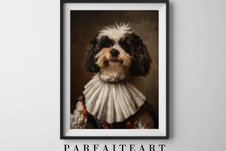 Vintage Pet Portrait,Wall Art Prints,Digital Download Files P25