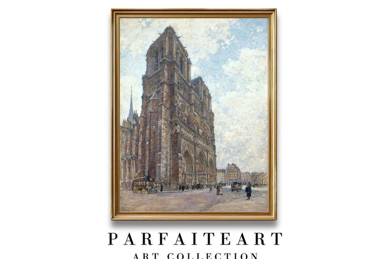 Giclée printed World Famous Paintings, Realistic Artworks and Architectural Landscapes on Printable Canvas #71