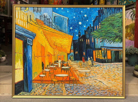 Le café de nuit (The Night Café) (1888) - Vincent van Gogh Handmade Painted