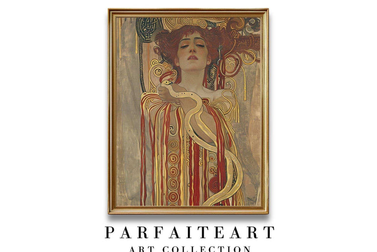 Inspired Giclée Vintage Wall Art,Art Nouveau Portraits,Canvas Prints #89