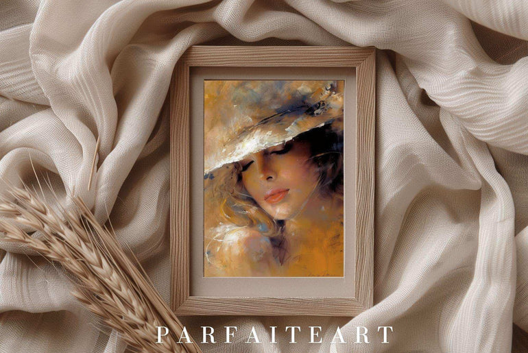 Oil Painting Lady Portrait,Wall Art Prints,Digital Download Files P20