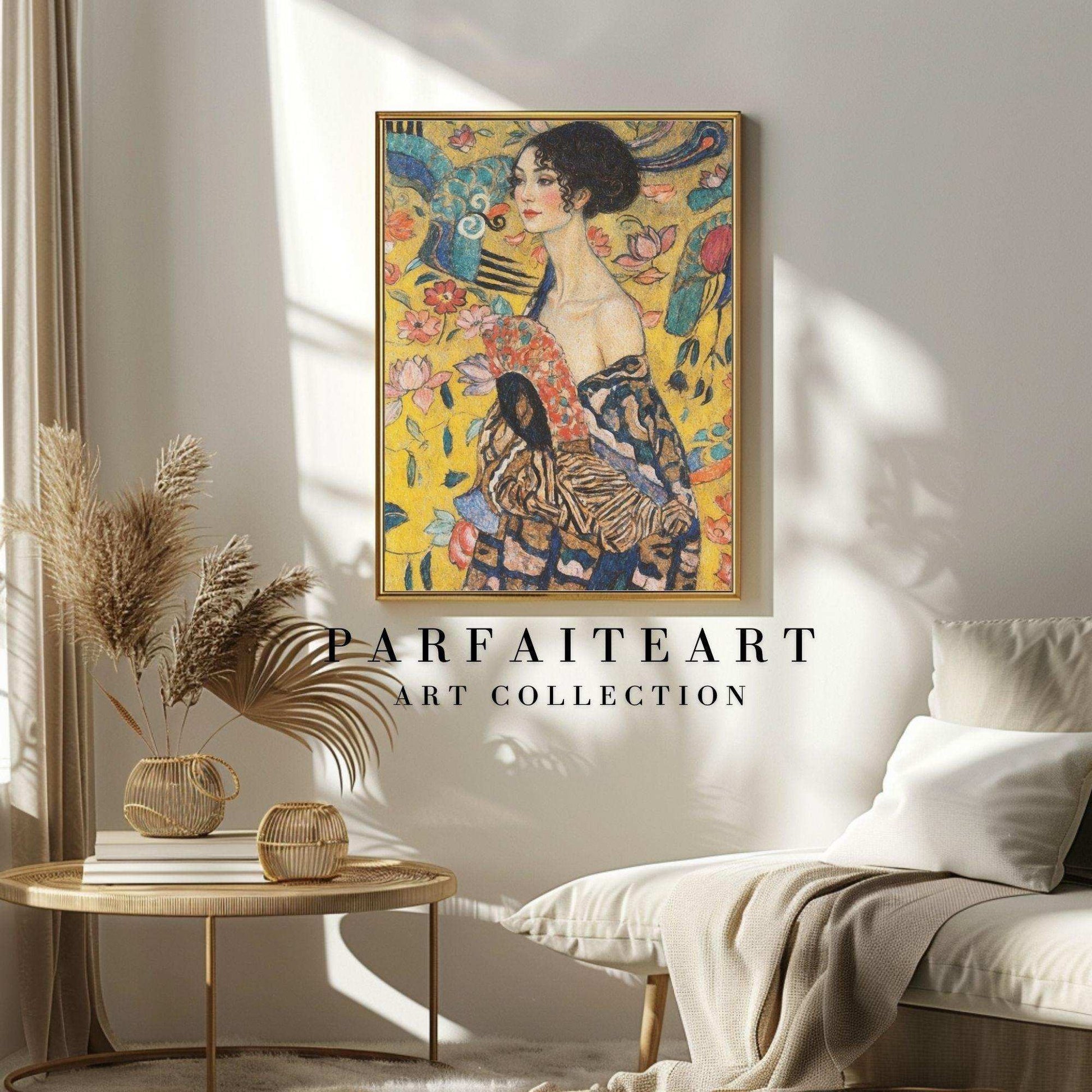 Distinctive Vintage Wall Art Prints， Art Nouveau Portraits, Giclée Printing Technique #93