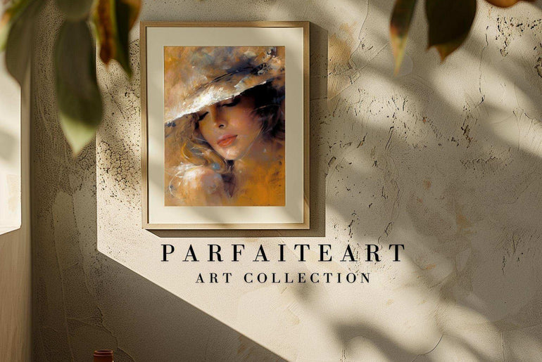 Oil Painting Lady Portrait,Wall Art Prints,Digital Download Files P20