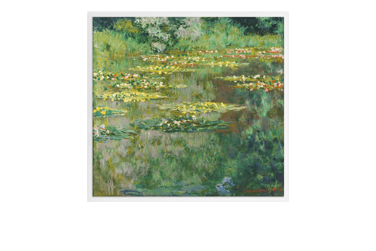 The Waterlily Pond, 1904 by Claude Monet | Floral Art | Monet Art Prints | Framed Giclee Print | ParfaiteArt