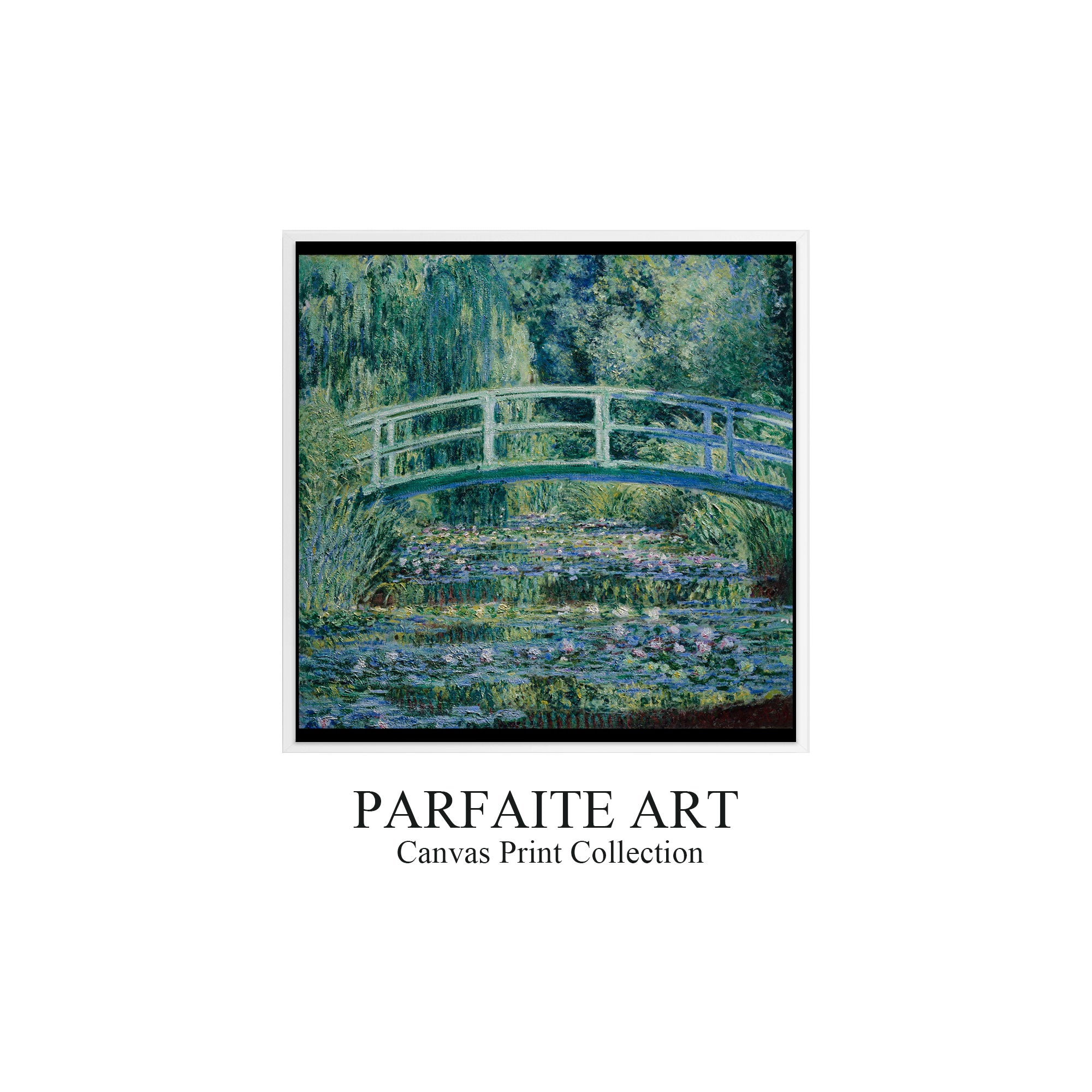美品　Claude Monet 【arched bridge】 Claude Monet, The Japanese Footbridge | DailyArt Magazine