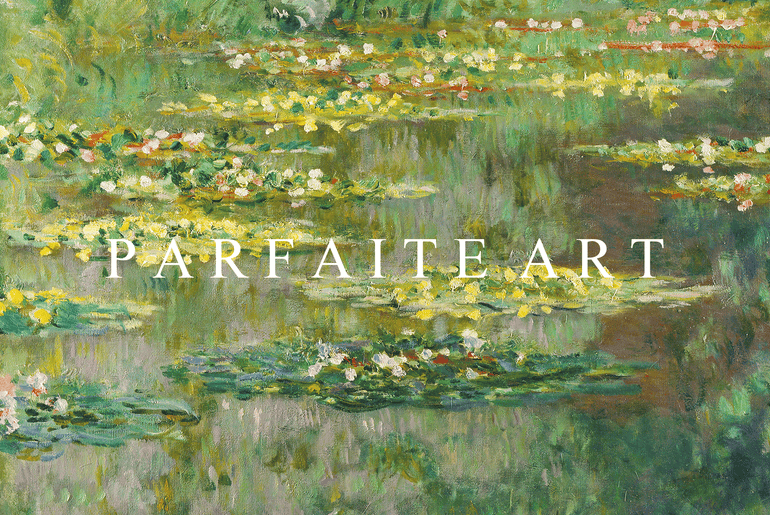 The Waterlily Pond, 1904 by Claude Monet | Floral Art | Monet Art Prints | Framed Giclee Print | ParfaiteArt