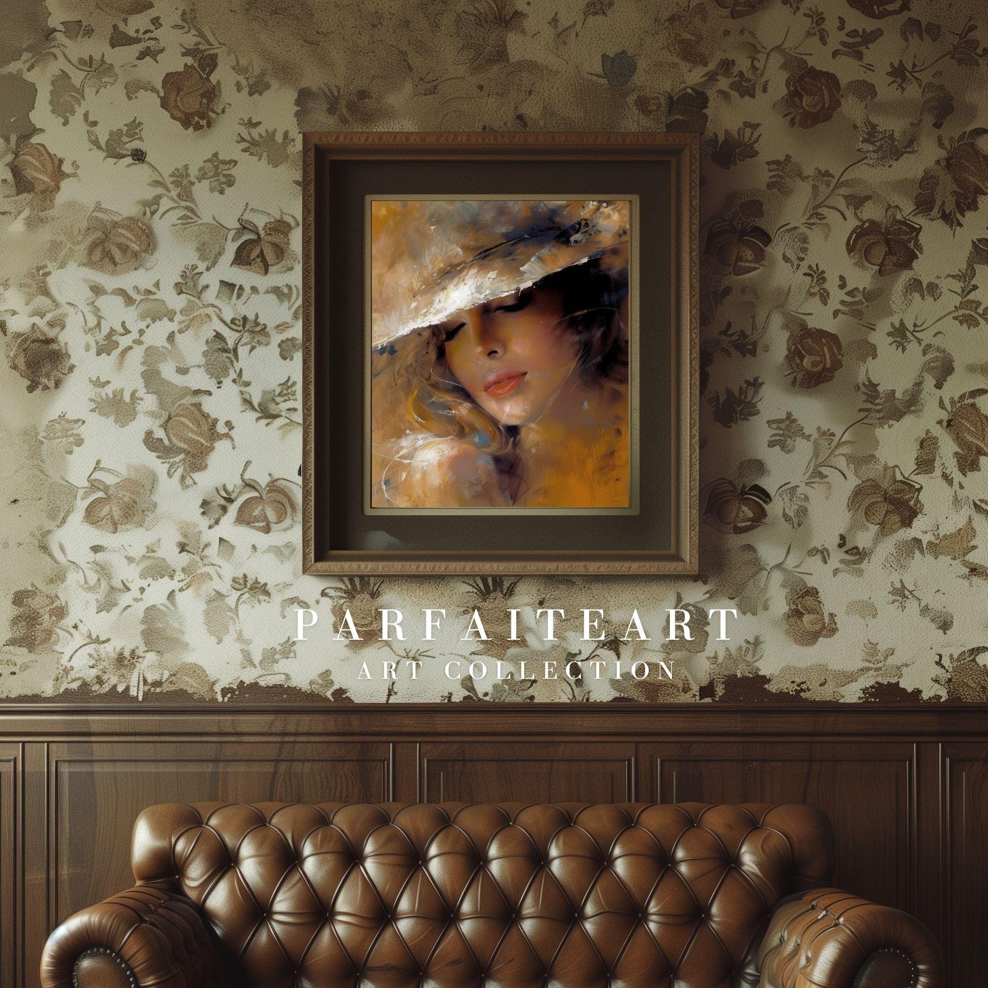Oil Painting Lady Portrait,Wall Art Prints,Digital Download Files P20