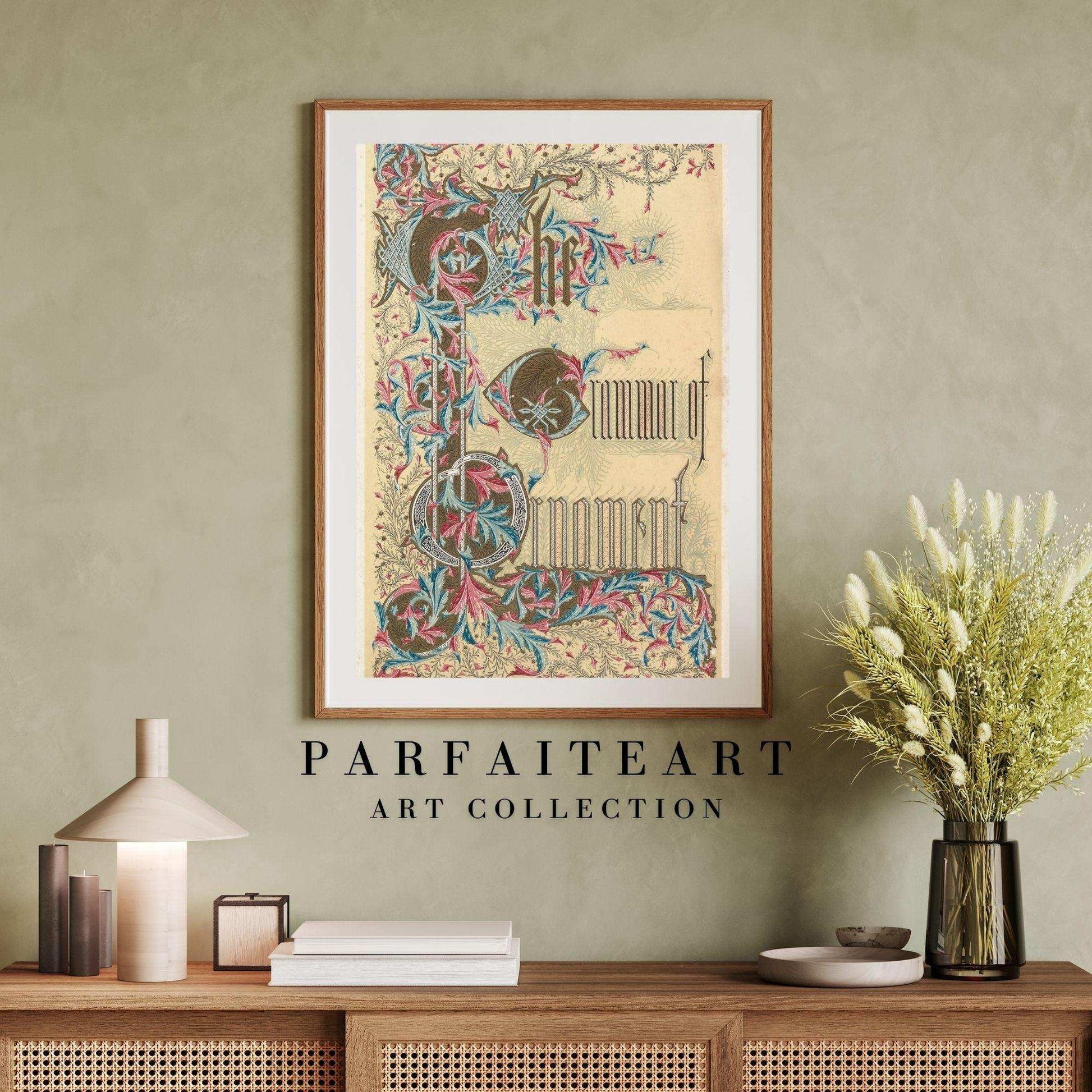 Giclée Vintage Illustration,Wall Art For Living Room, Artistic Art Deco Framed Print #24