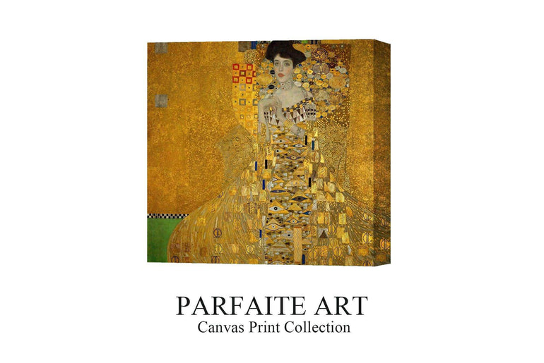 Portrait Art Nouveau, Klimt, Print Giclée Techniques #95 No Frame