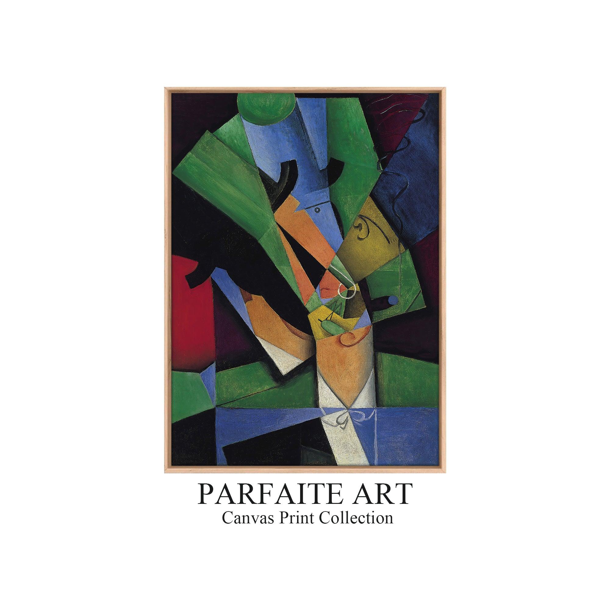 Cubism,Wall Art,Canvas Print,Framed,Home Decor CC 9 - ParfaiteArt