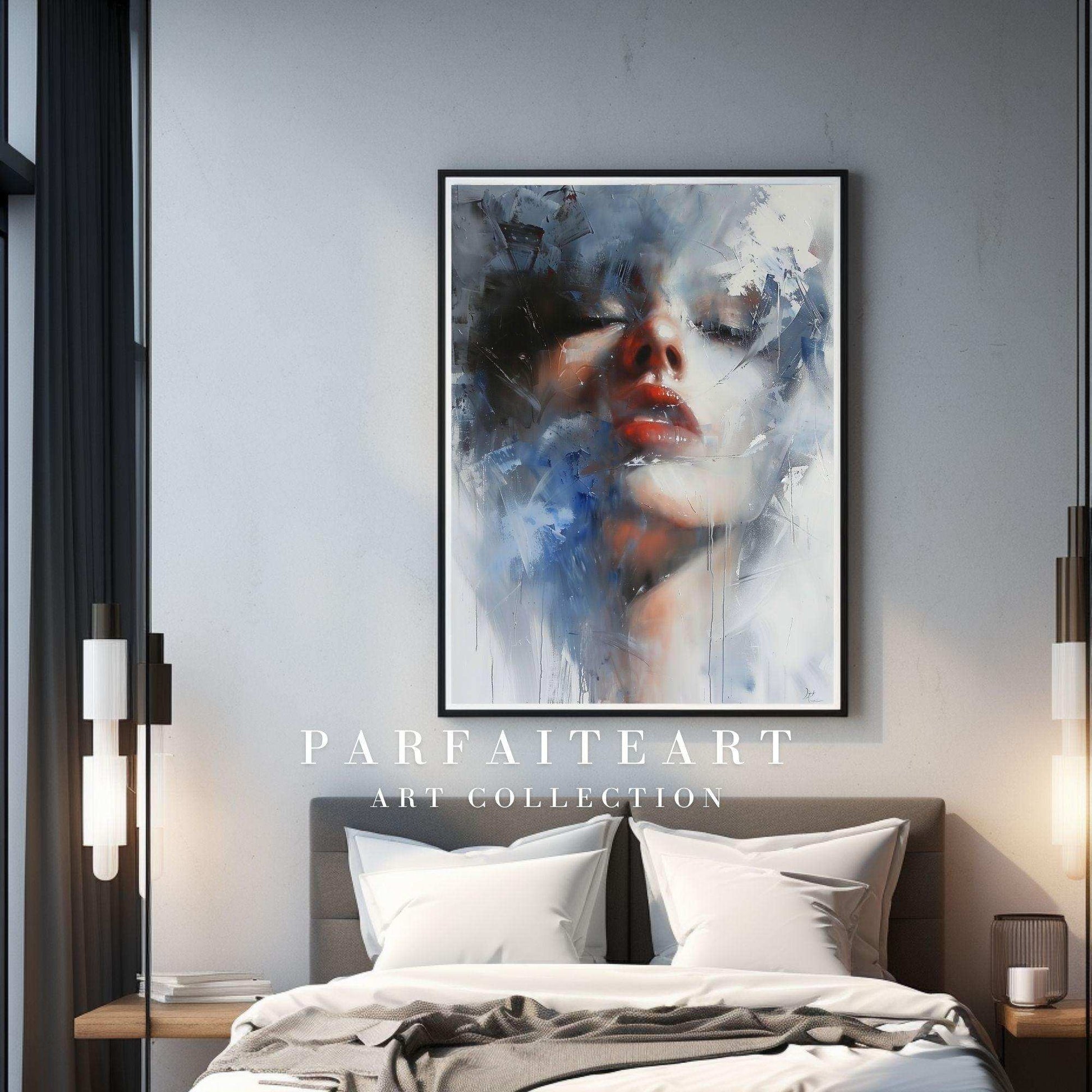 Oil Painting Lady Portrait,Wall Art Prints,Digital Download Files P22