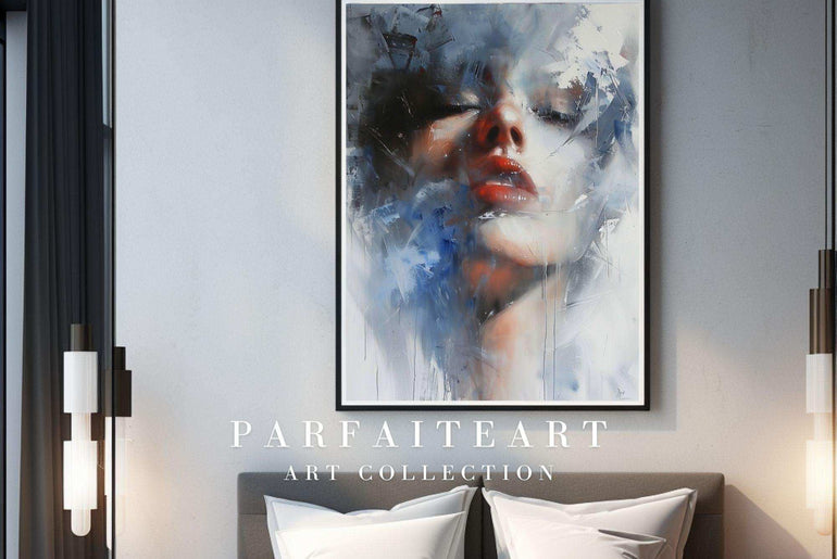 Oil Painting Lady Portrait,Wall Art Prints,Digital Download Files P22