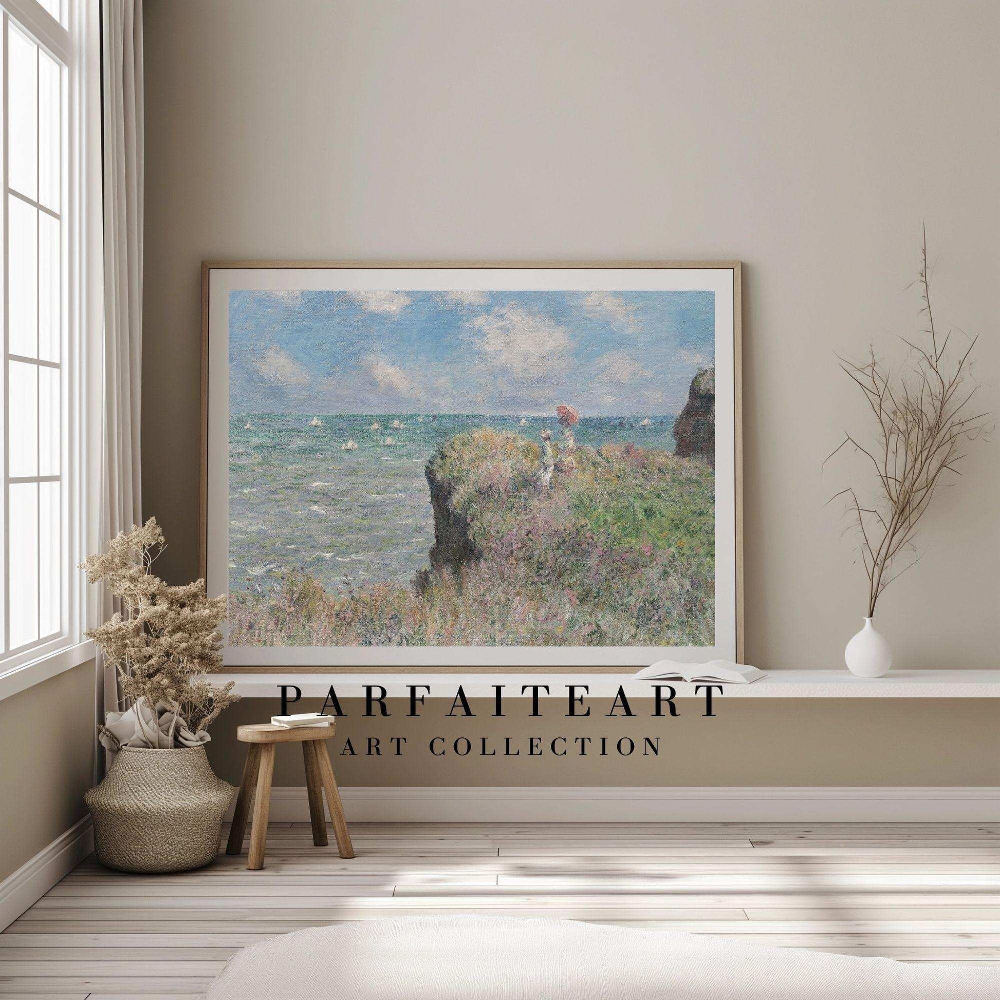 Vintage Wall Art Prints，World Famous Paintings，Art deco prints，Impressionism oil painting ，Printable Canvas，seascape,Giclée Printing Technique #60