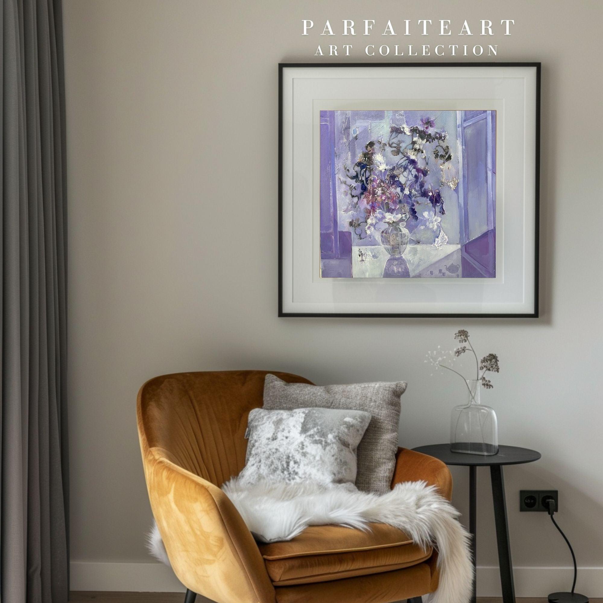 Original Painting,Handmade,Canvas Print,Abstract Art,Botany,Art Decor For Living Room O8 - ParfaiteArt