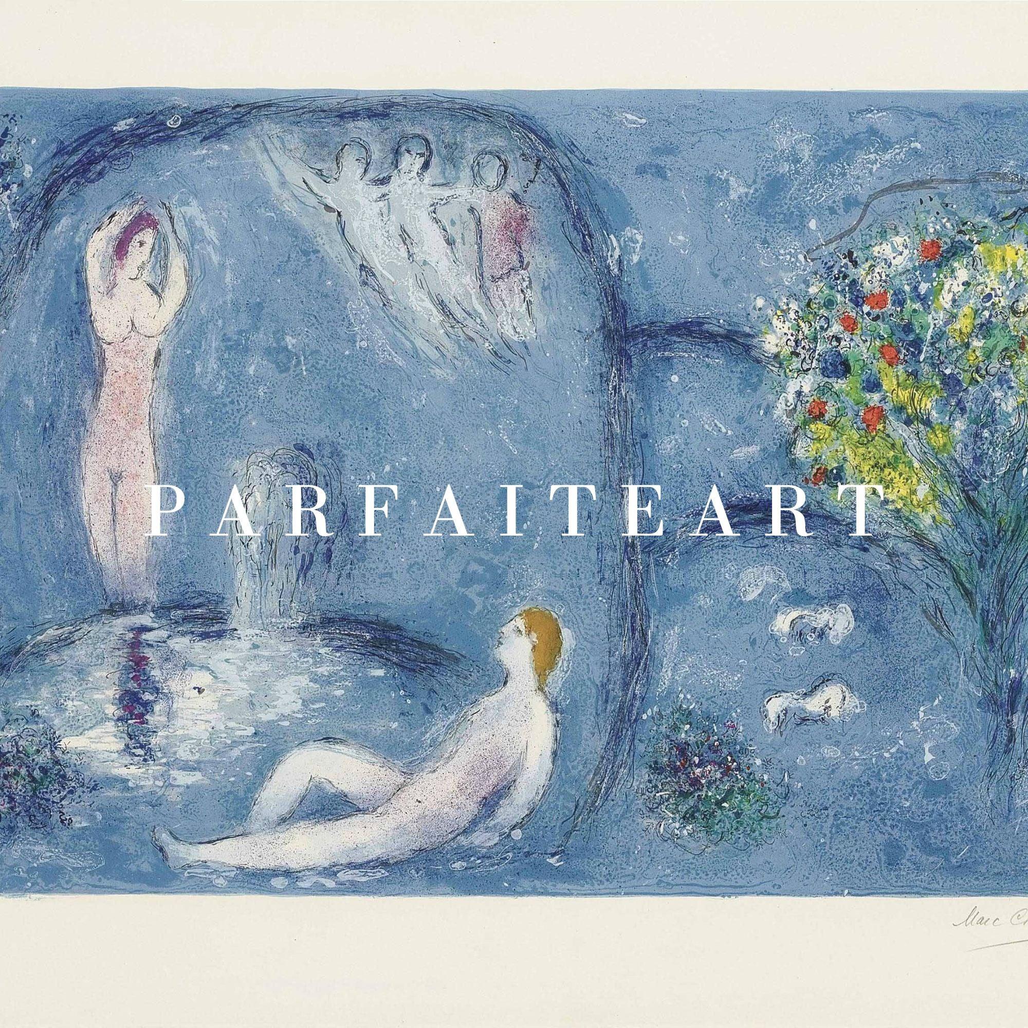 Primitivism,Watercolor,Wall Art,Fine Art Paper Print PF 7 - ParfaiteArt
