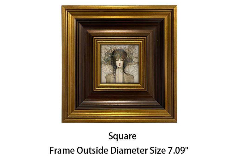 Vintage Decorative Paintings,Solid Wood Art Frames,HomeGalleryDecor #P4 3