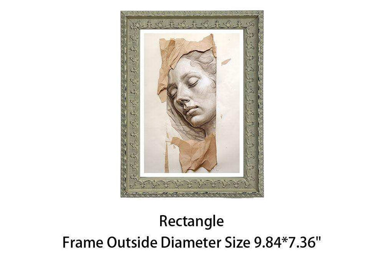 Vintage Decorative Paintings,Solid Wood Art Frames,HomeGalleryDecor #P2 3