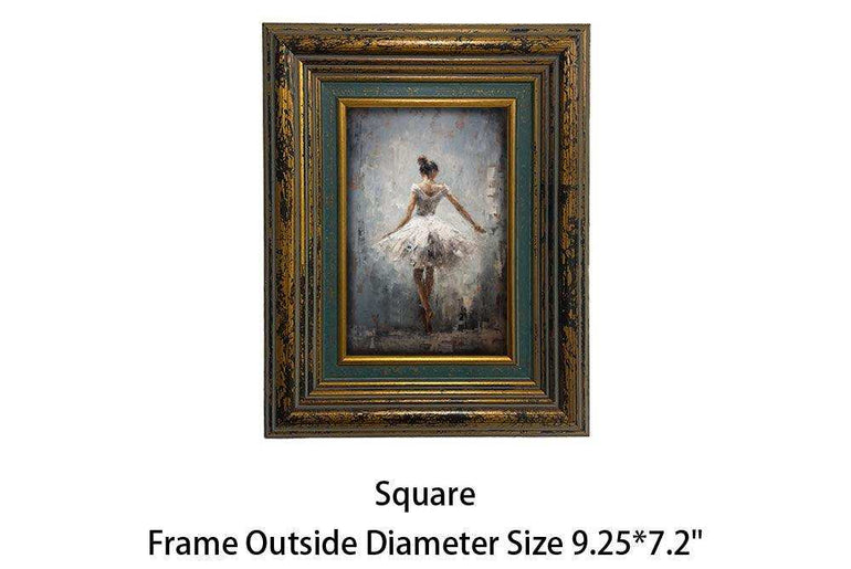 Vintage Decorative Paintings,Solid Wood Art Frames,HomeGalleryDecor #P4 5