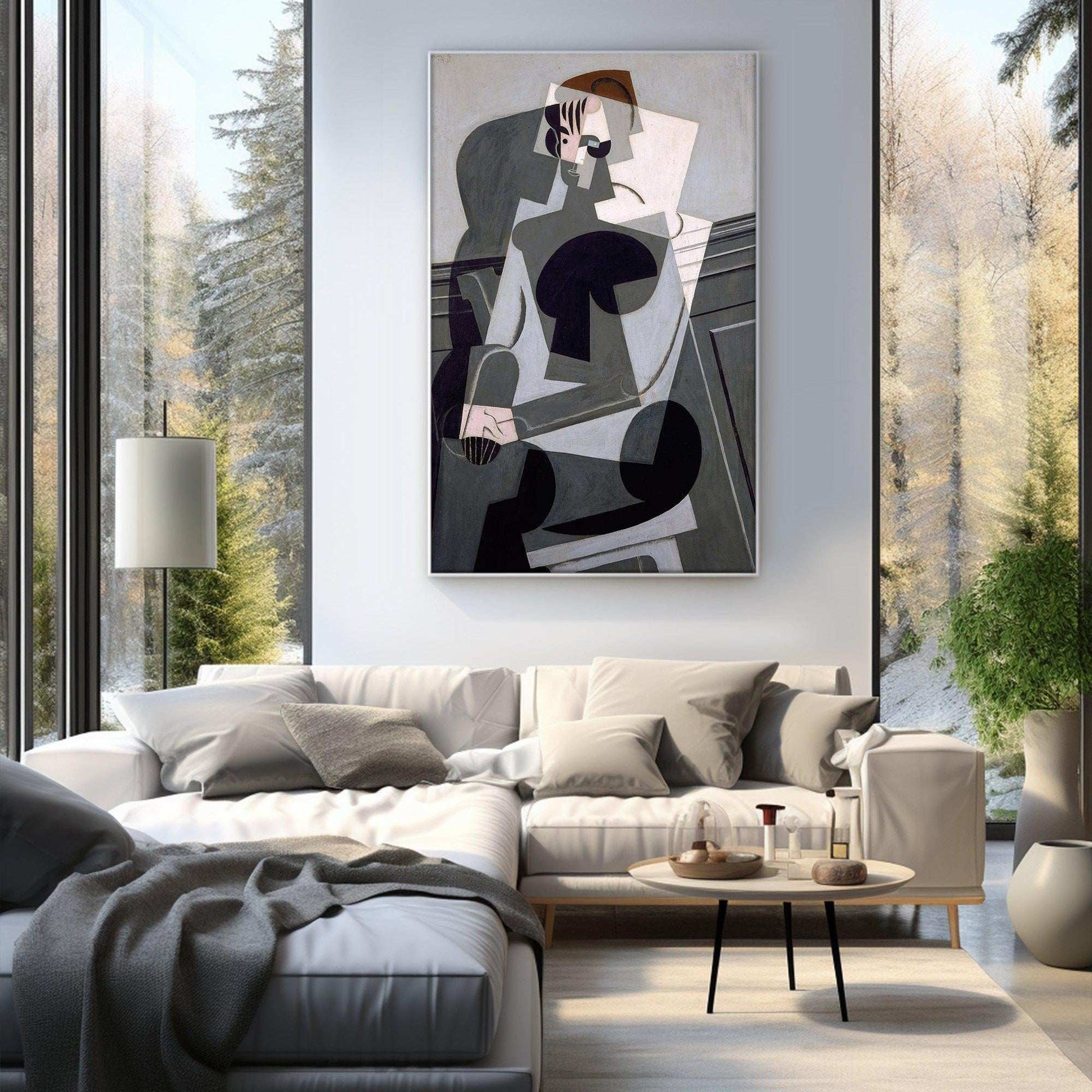 Cubism,Wall Art,Canvas Print,Framed,Home Decor CC 8 - ParfaiteArt