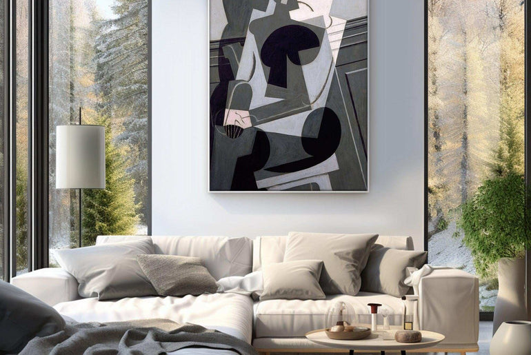 Cubism,Wall Art,Canvas Print,Framed,Home Decor CC 8 - ParfaiteArt