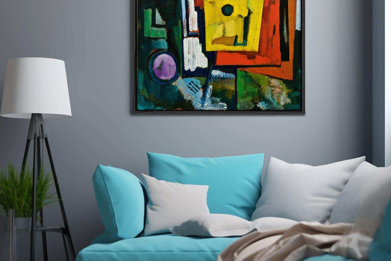 Cubism,Wall Art,Canvas Print,Framed,Home Decor CC 6 - ParfaiteArt