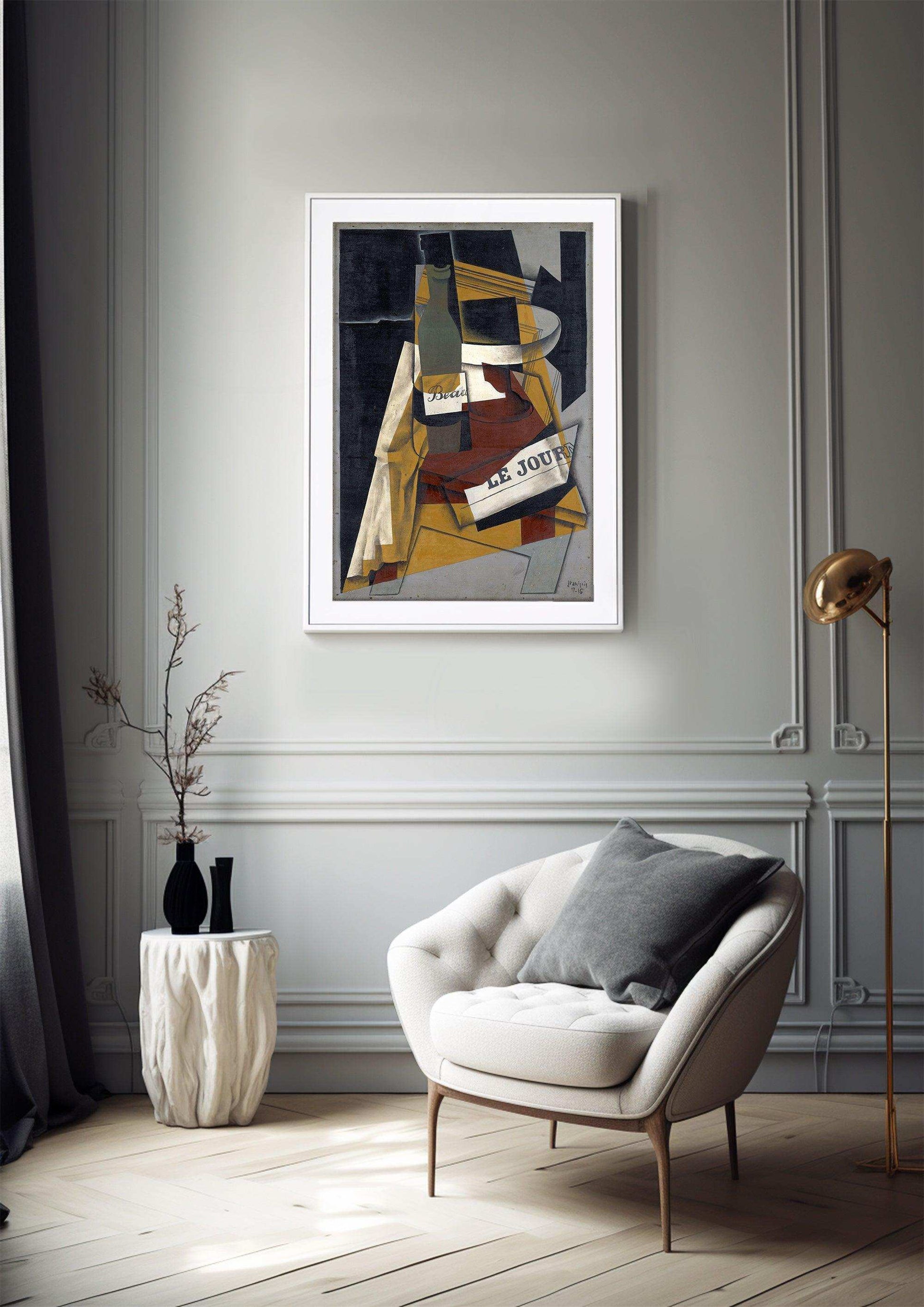 Cubism,Wall Art,Canvas Print,Framed,Home Decor CC 4 - ParfaiteArt