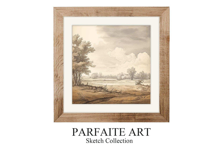 Classical Landscape | Vintage Wall Art | Sketch Etching Printing |Moody Wall Decor |Home Decor Aesthetics|Study Living Room Decoration Print|PRINTABLE Art |Digital Download