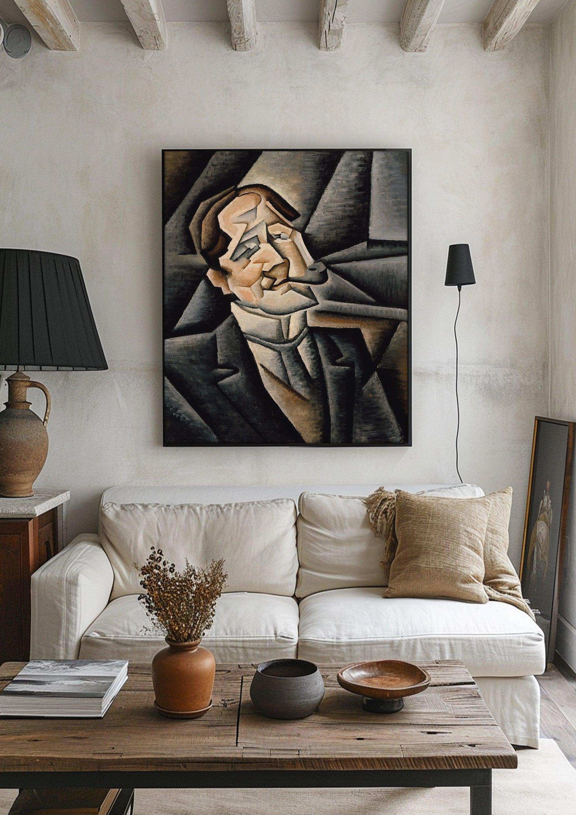 Cubism,Wall Art,Canvas Print,Framed,Home Decor CC 7 - ParfaiteArt