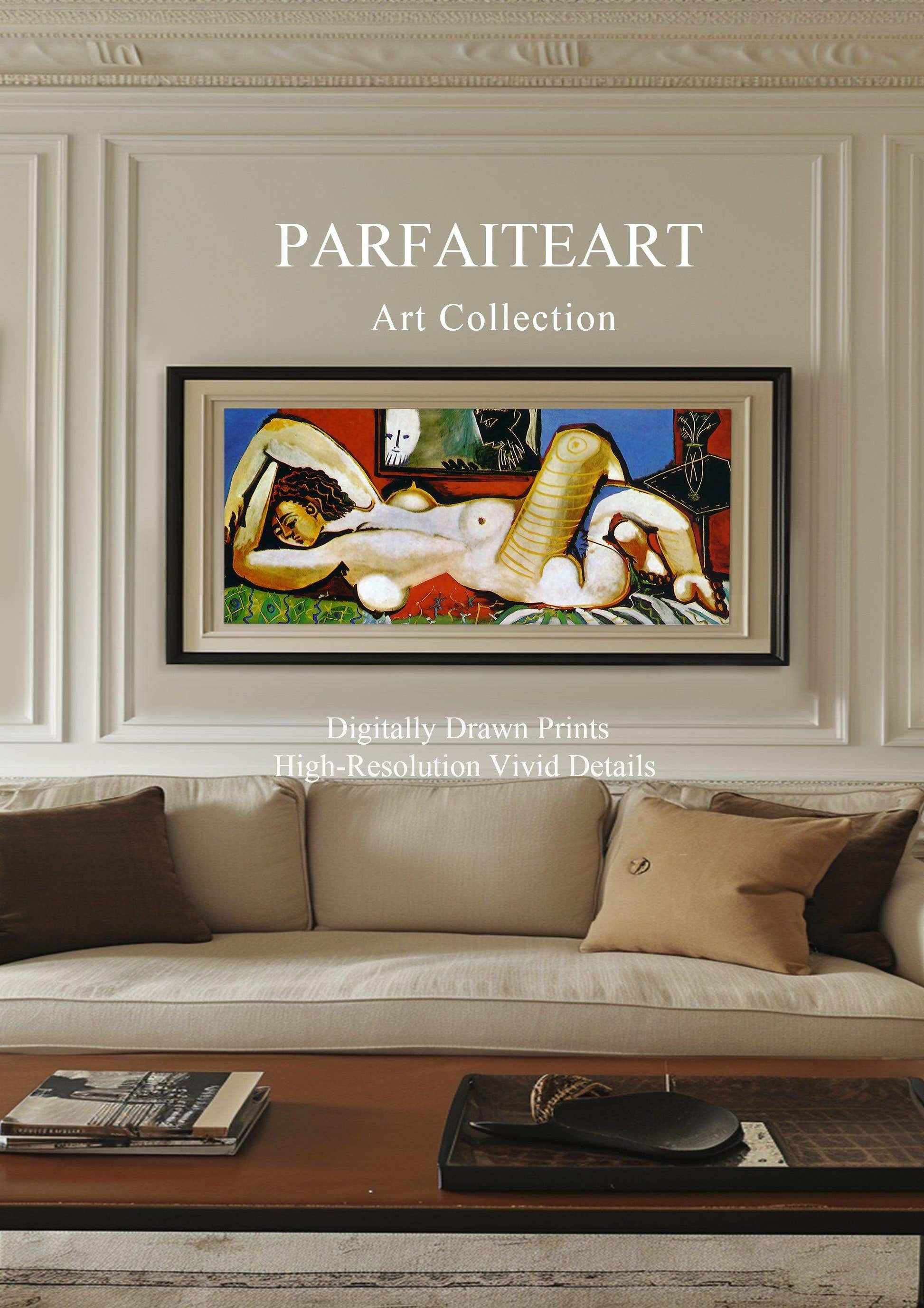 Cubism,Wall Art,Canvas Print,Framed,Home Decor CC 2 - ParfaiteArt