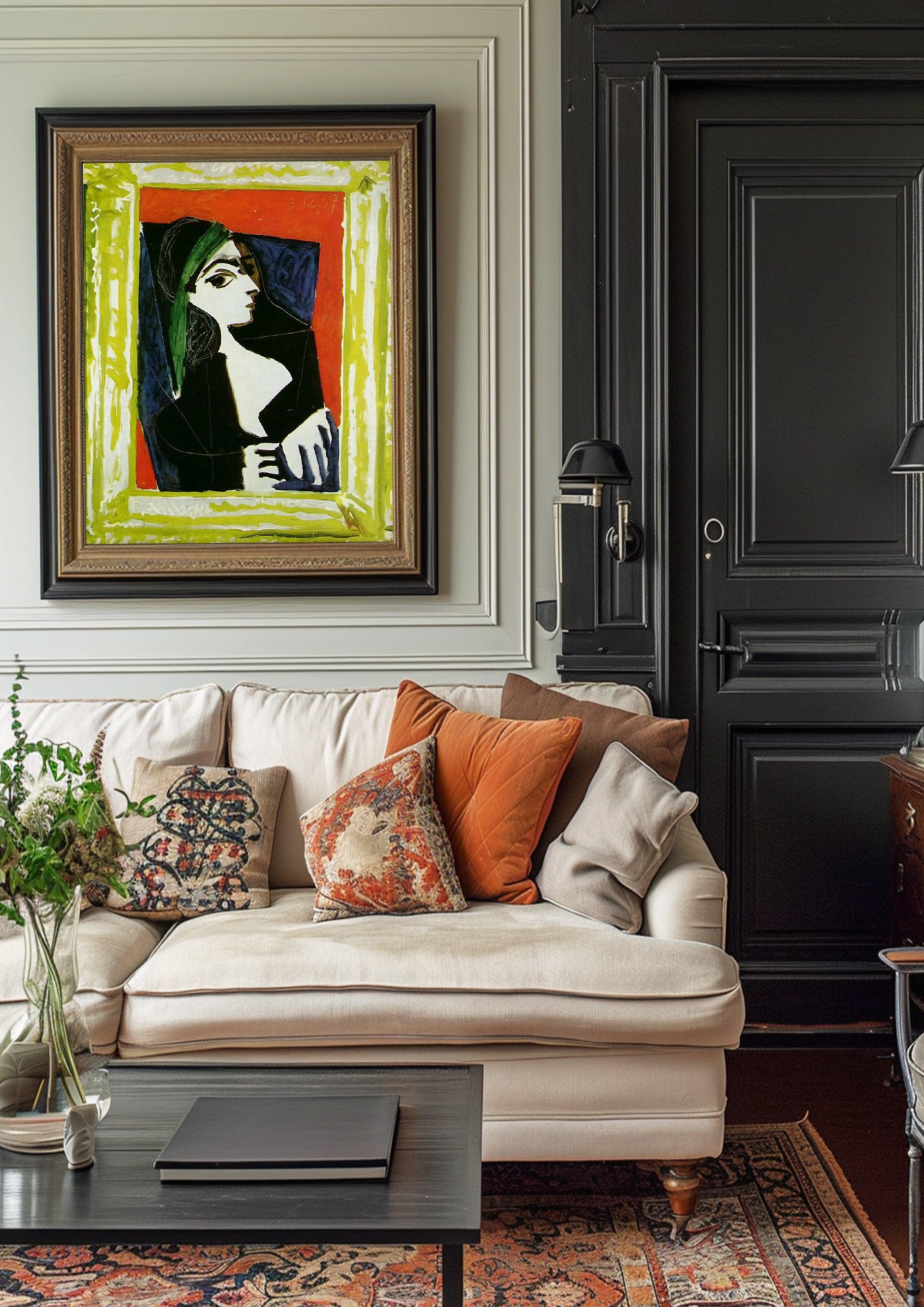 Cubism,Wall Art,Canvas Print,Framed,Home Decor CC 3 - ParfaiteArt