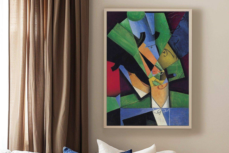 Cubism,Wall Art,Canvas Print,Framed,Home Decor CC 9 - ParfaiteArt