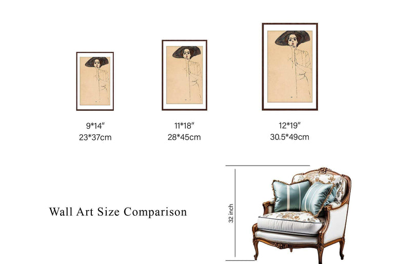 Unrivaled Sketch Prints on Framed Fine Art Paper - Vintage-Inspired, High-Quality Giclée Art #P9