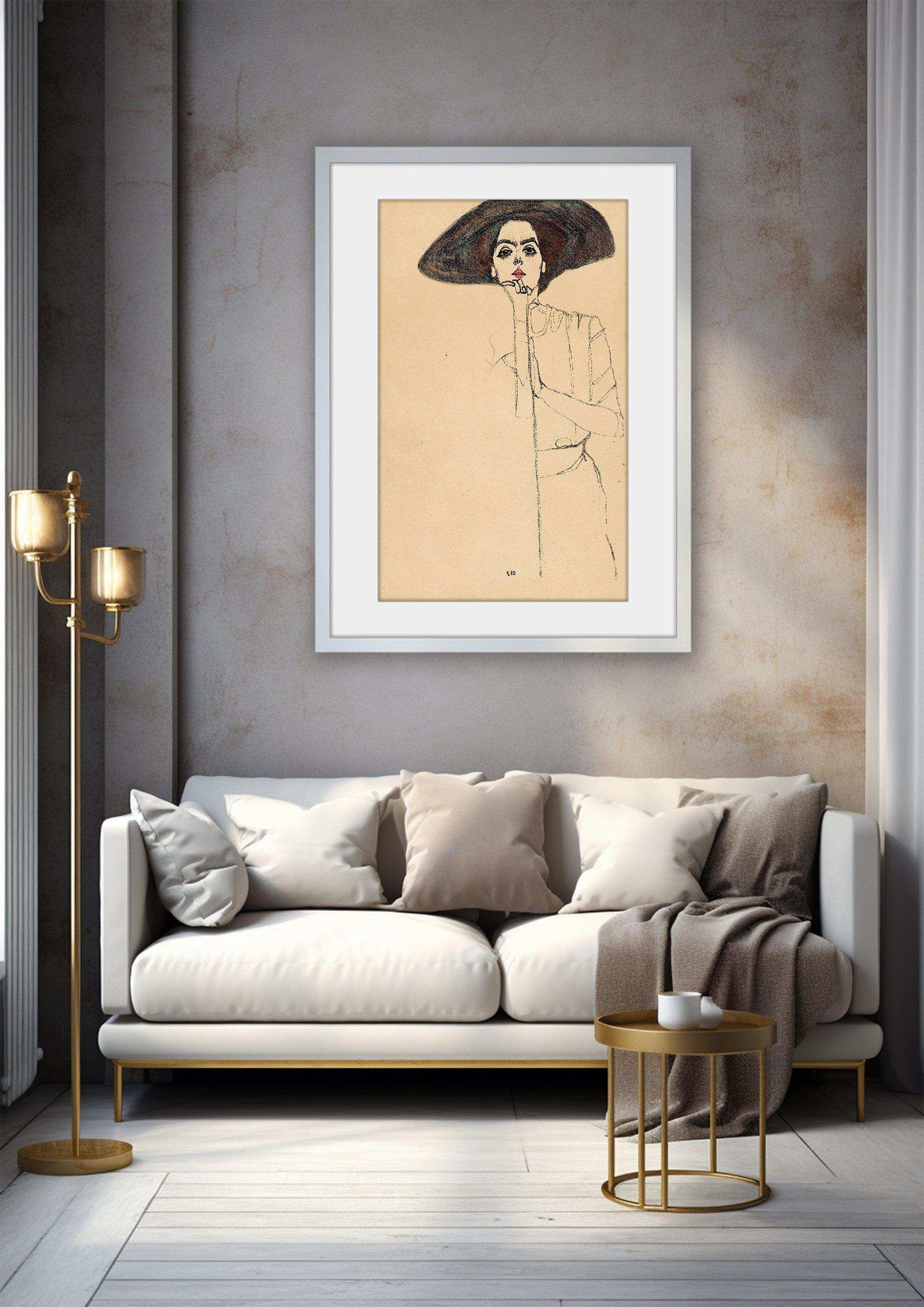 Unrivaled Sketch Prints on Framed Fine Art Paper - Vintage-Inspired, High-Quality Giclée Art #P9