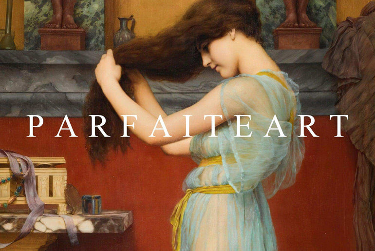 Romanticism,Wall Art,Canvas Print,Framed RC 9 - ParfaiteArt