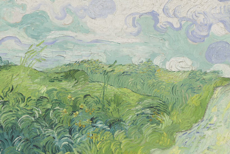 Green Wheat Fields, Auvers - Vincent van Gogh